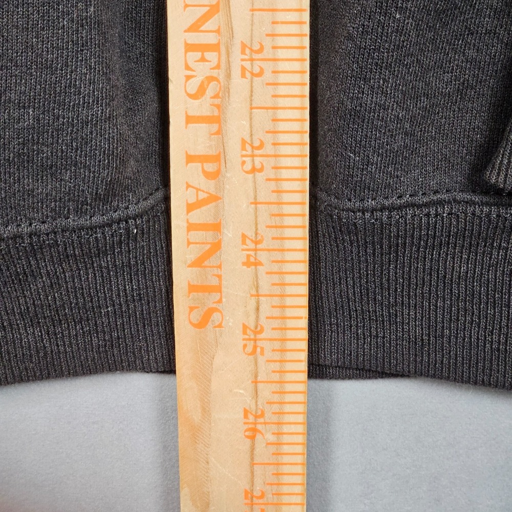 Vintage Wrangler Sweatshirt Mens Large? Black‎ Rodeo-Active Graphic Western 90s - Picture 7 of 8